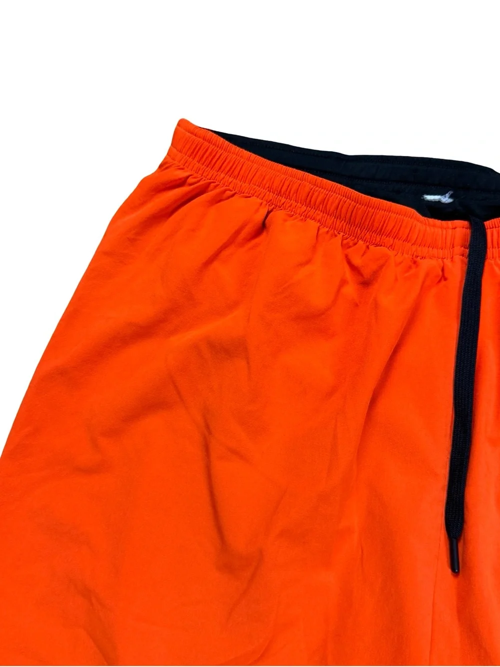 Mens Polo Ralph Lauren Sport Orange Athletic Lined Running Shorts Size M